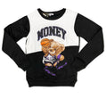 Retro Label Money Bear Crewneck (Retro 13 Court Purple)