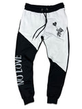 RETRO LABEL No Love JOGGER (RETRO 4 BLACK CANVA)
