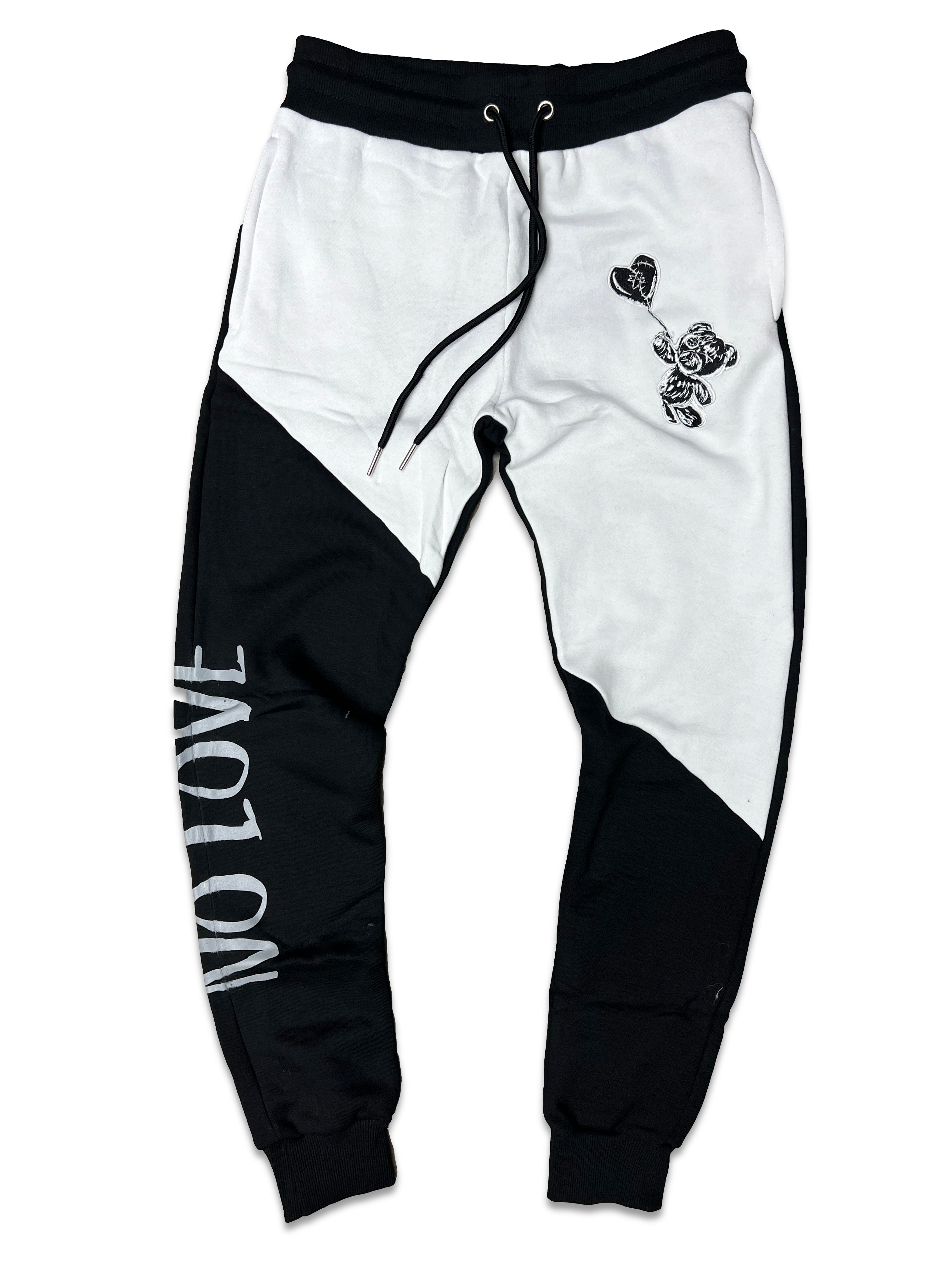 RETRO LABEL No Love JOGGER (RETRO 4 BLACK CANVA)