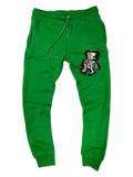 Retro Label Shocker Bear Jogger (Retro 3 Pine Green)