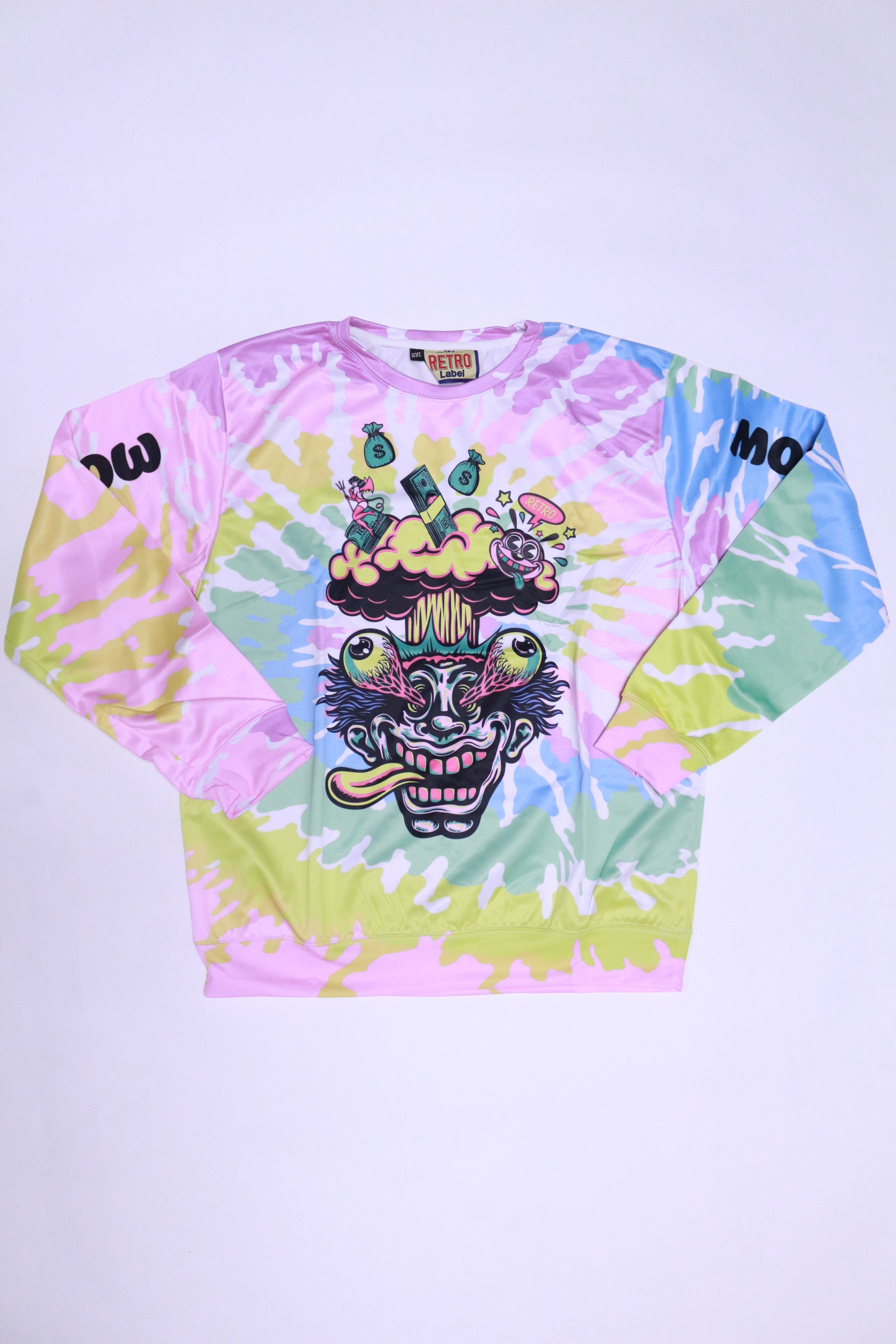 RETRO LABEL money to blow crewneck (multi)