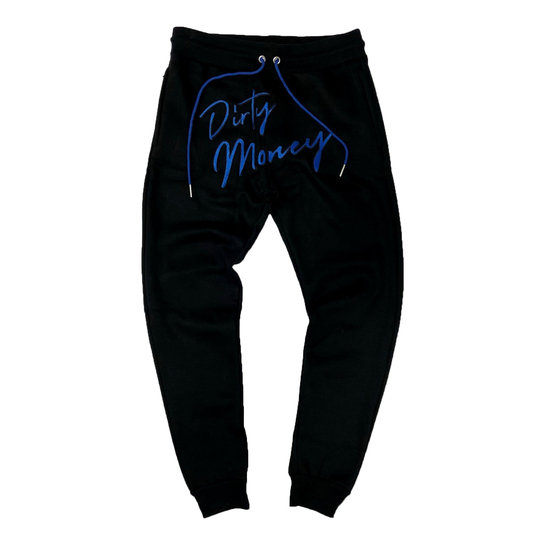 Retro Label Dirty Money Joggers (Retro 1 KO Storm Blue)
