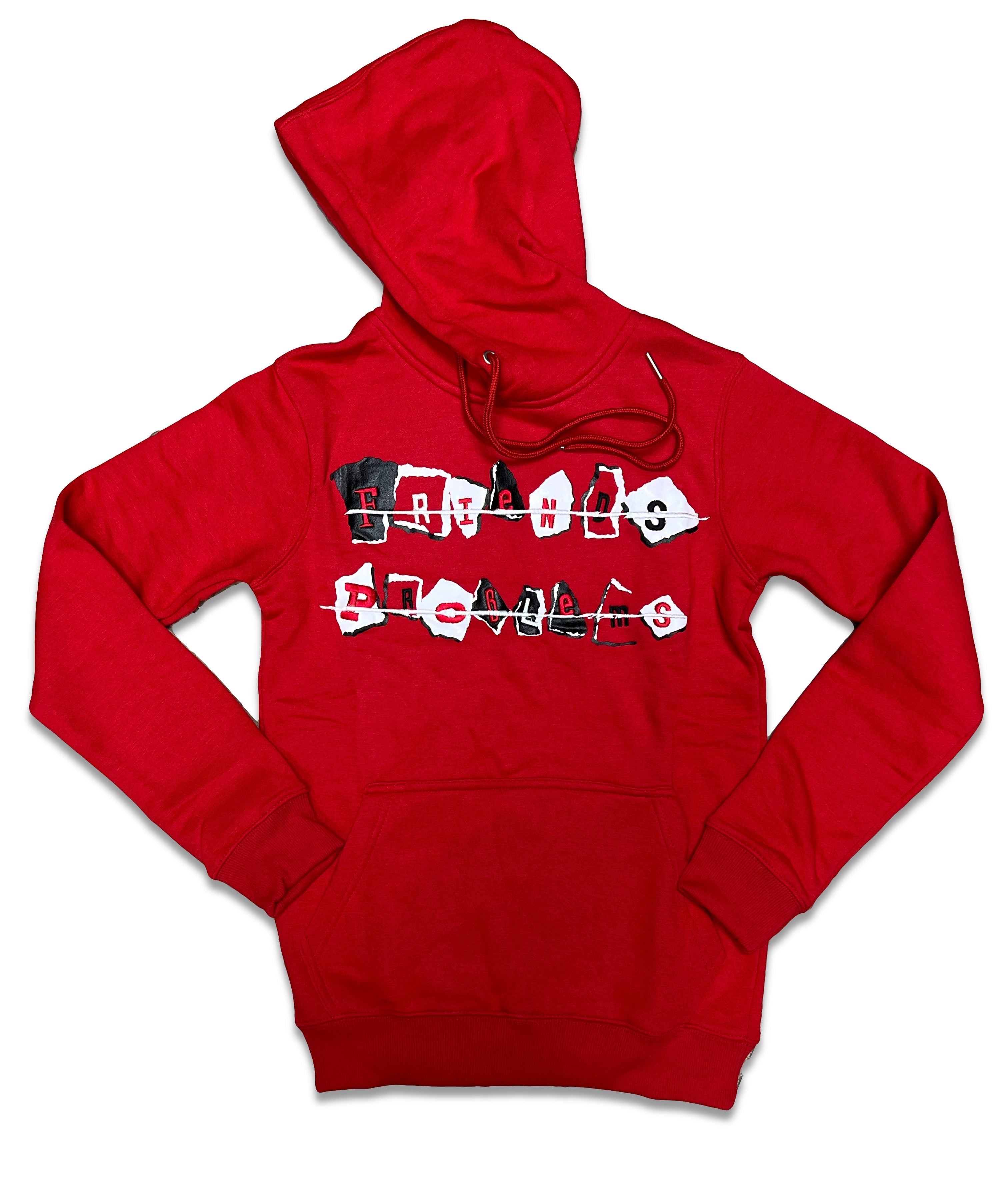 RETRO LABEL Friends Problems HOODIE (RETRO 11 CHERRY)
