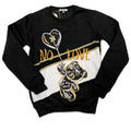 Retro Label No Love Crewneck (Retro 12 Royalty)