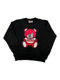 Retro Label Teddy Retro Crewneck (Black/Red)