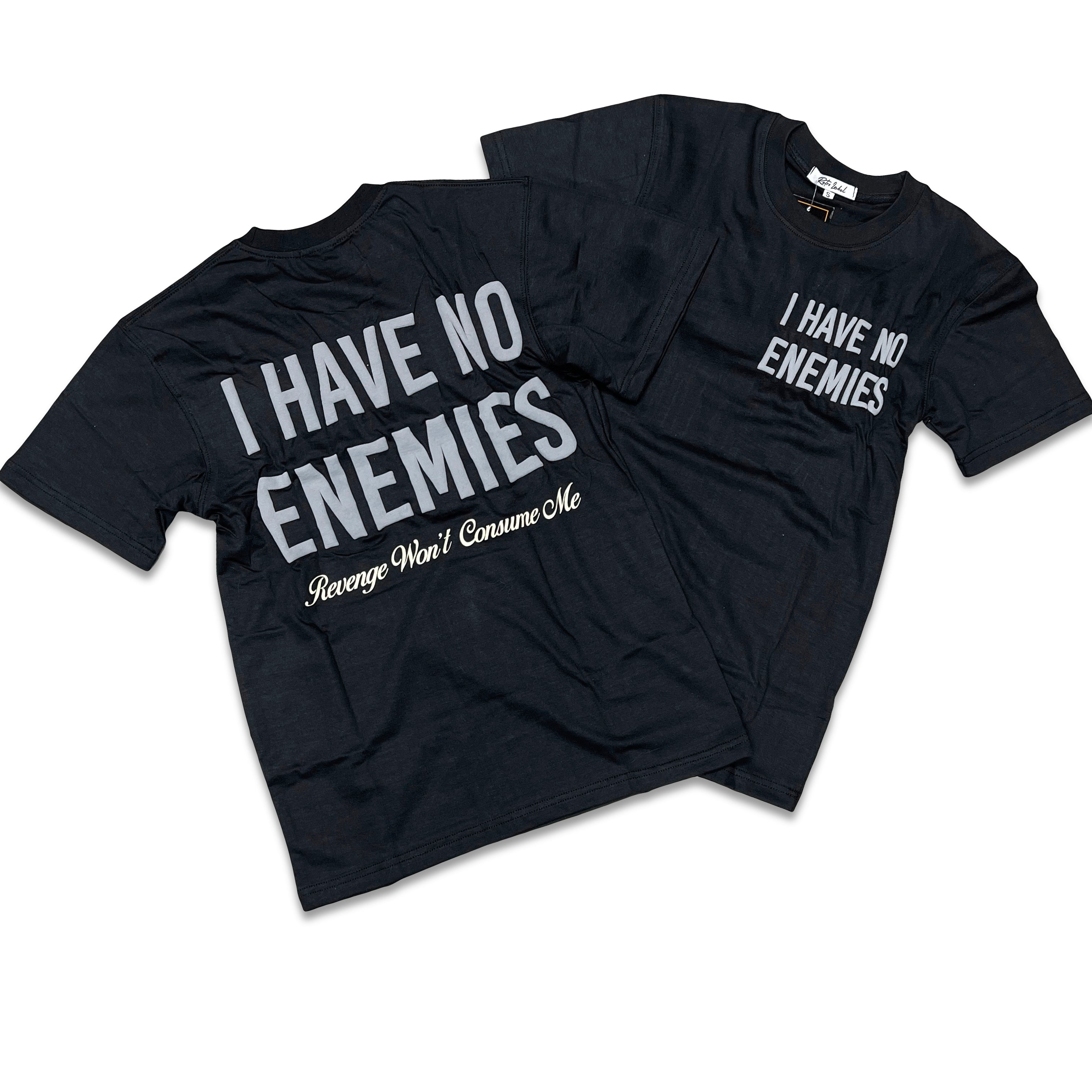 RETRO LABEL No Enemies Shirt (RETRO 1 LOW OG BLACK CEMENT)