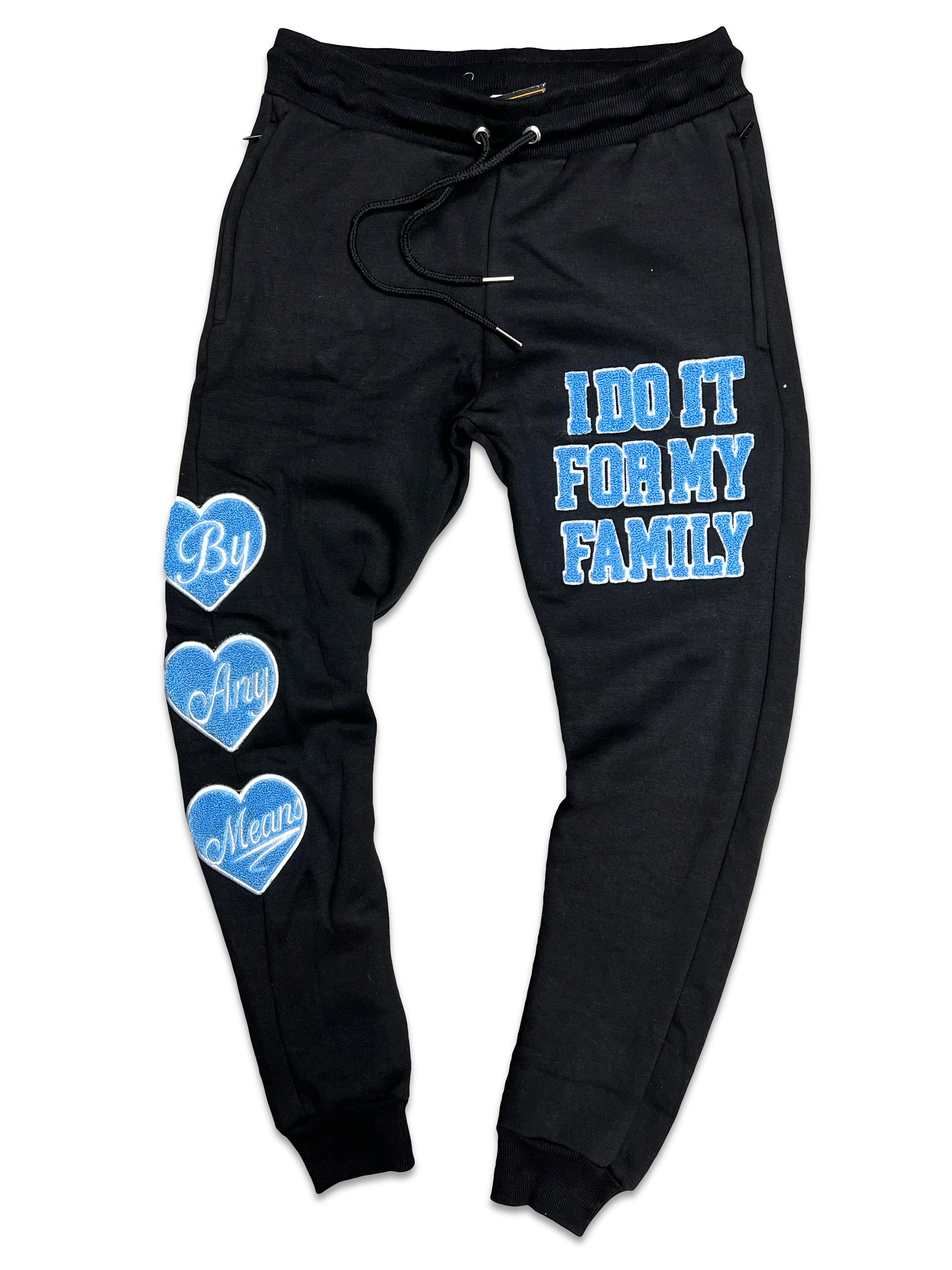 RETRO LABEL Family JOGGER (RETRO 5 UNC UNIVERSITY BLUE)