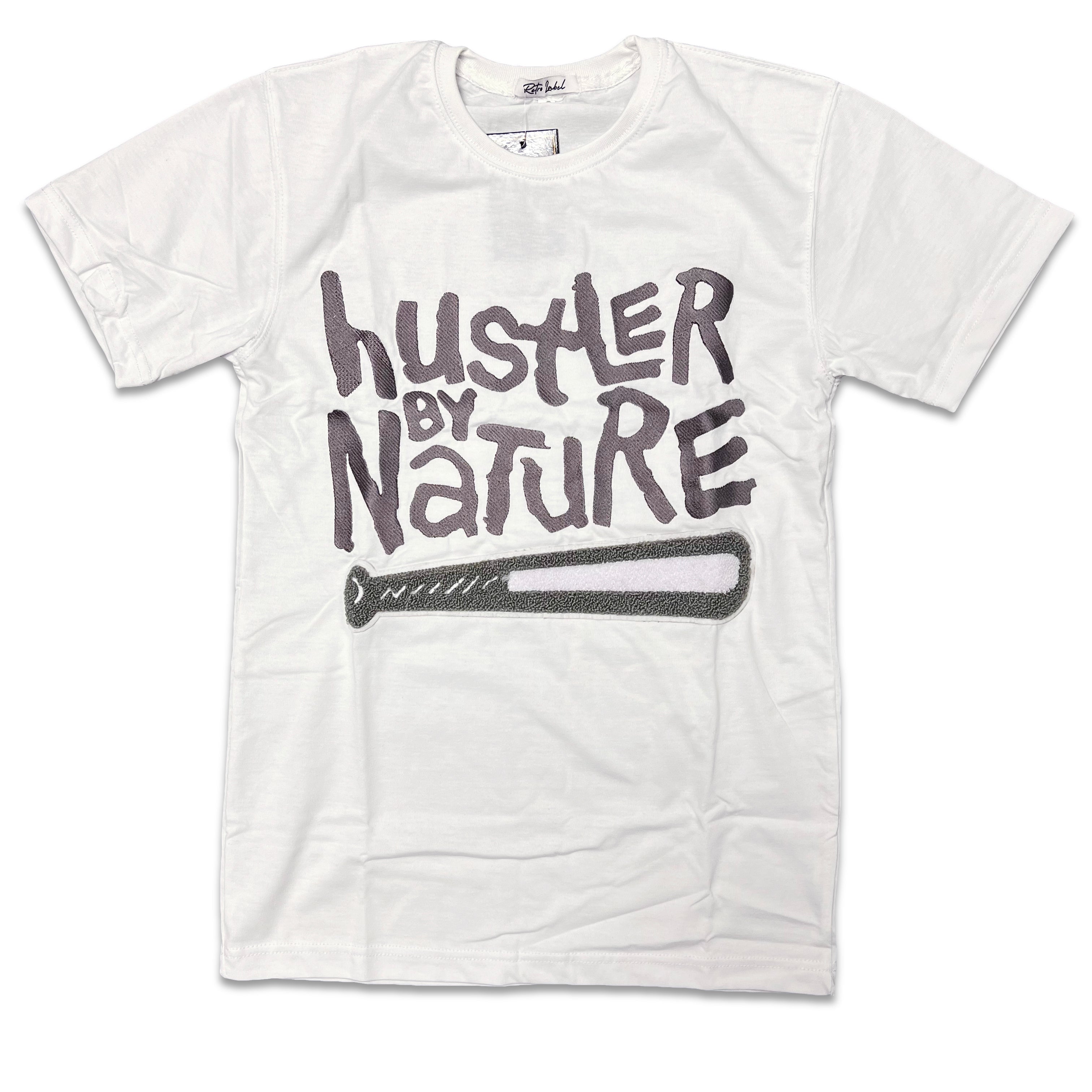 RETRO LABEL Hustler By Nature Shirt (Retro 12 Stealth)