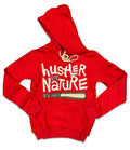 RETRO LABEL HUSTLER BY NATURE HOODIE (RETRO 3 Muslin)