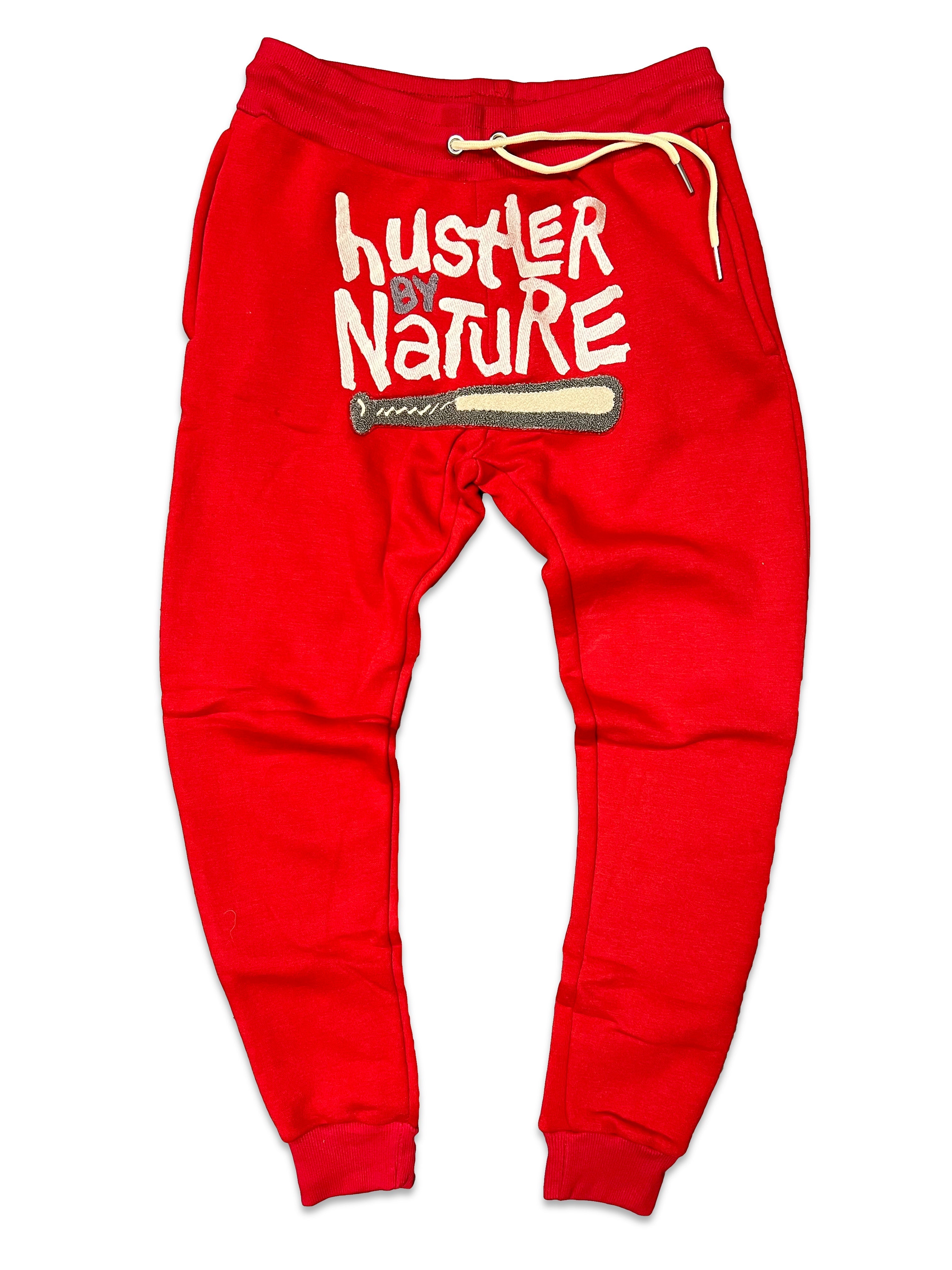 RETRO LABEL HUSTLER BY NATURE JOGGER (RETRO 3 Muslin)
