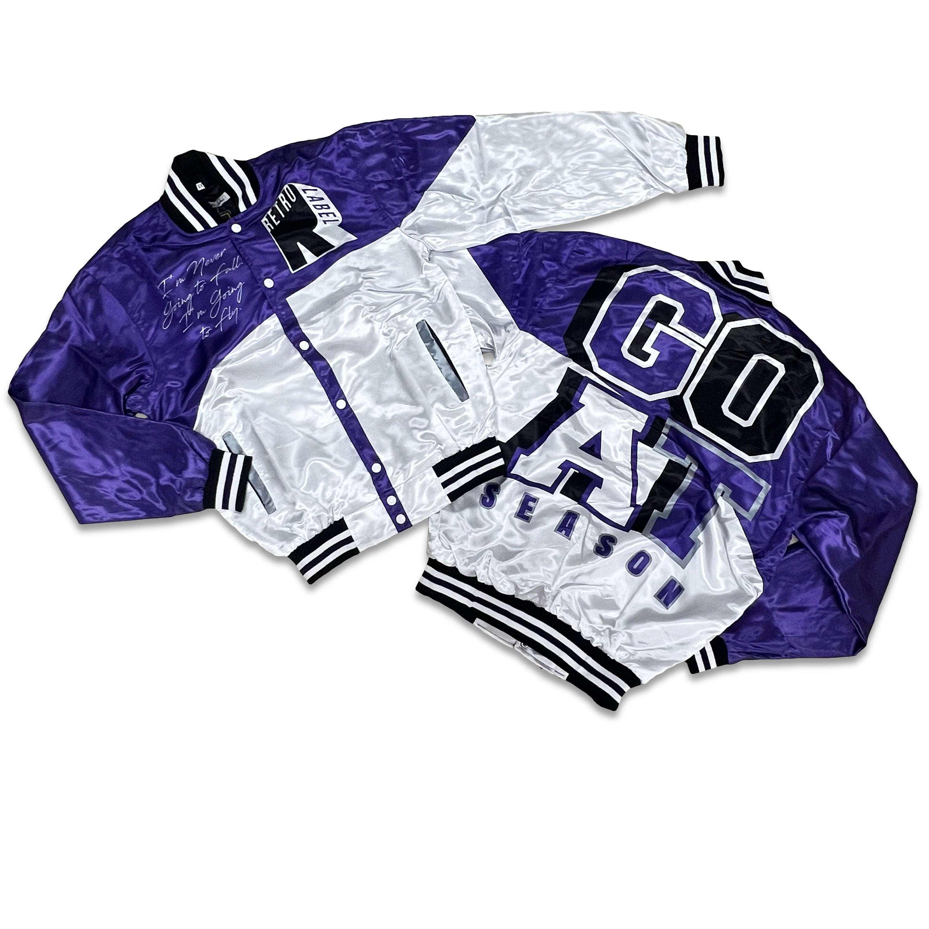 RETRO LABEL Goat Season Satin JACKET (RETRO 3 DARK IRIS & 5 CONCORD)