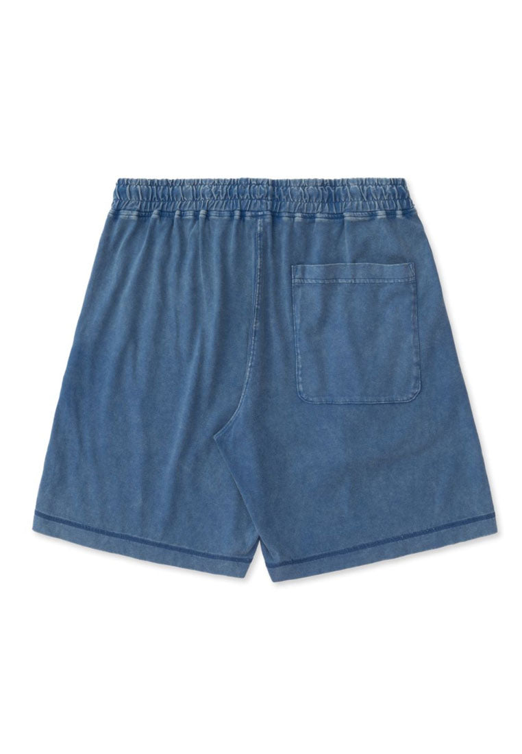 Alpha Style Drake Snow Wash Shorts (NVY)