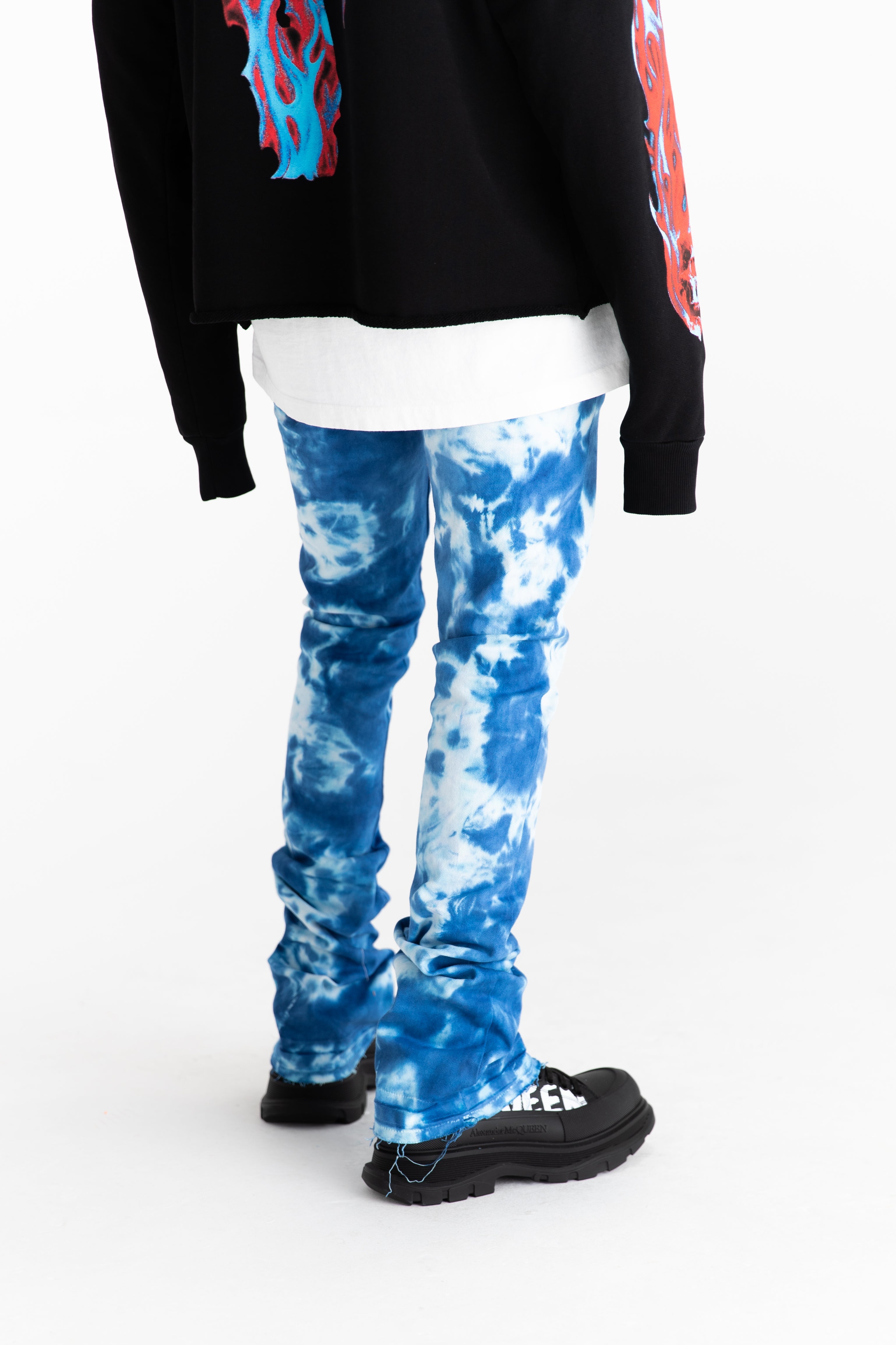 PHEELINGS Trust the Process Jeans (Blue Tie Dye)