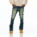 PHEELINGS EMOTIONALLY DRIVEN FLARE STACK DENIM (MEDIUM BLUE VINTAGE WASH)
