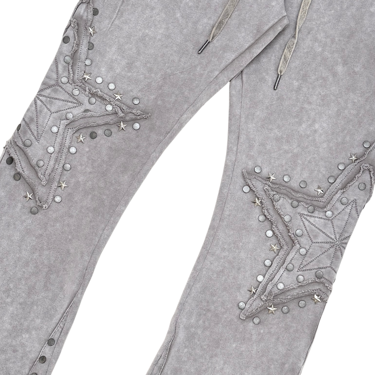 Gunzinii french terry hoodie set (Light Grey)