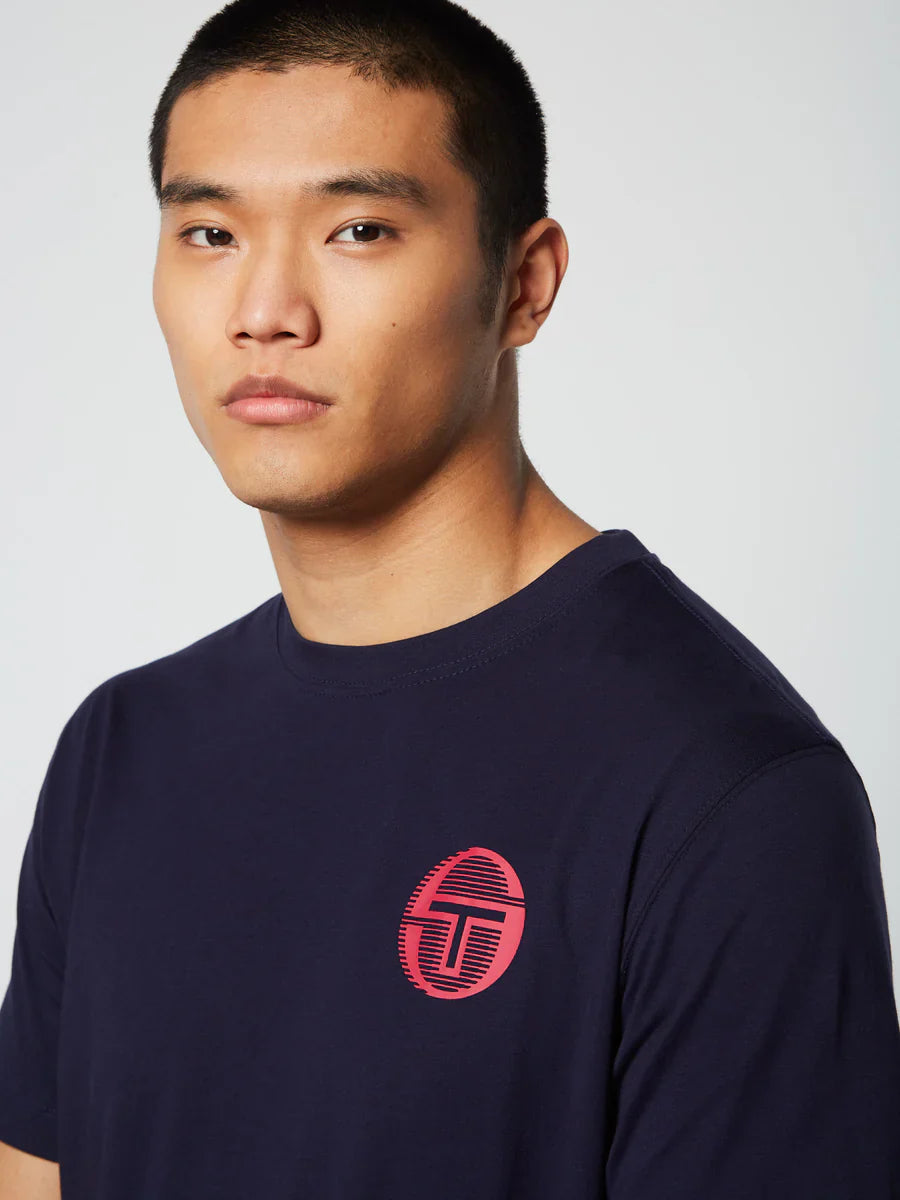 Sergio Tacchini TENDA SHIRT & ONDA SHORT (MARITIME BLUE/JAZZY)