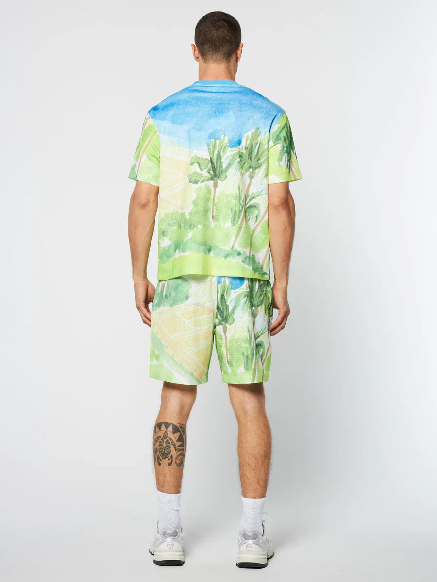 Sergio Tacchini SPAZIO SHIRT & SHORT (MULTI PRINT)
