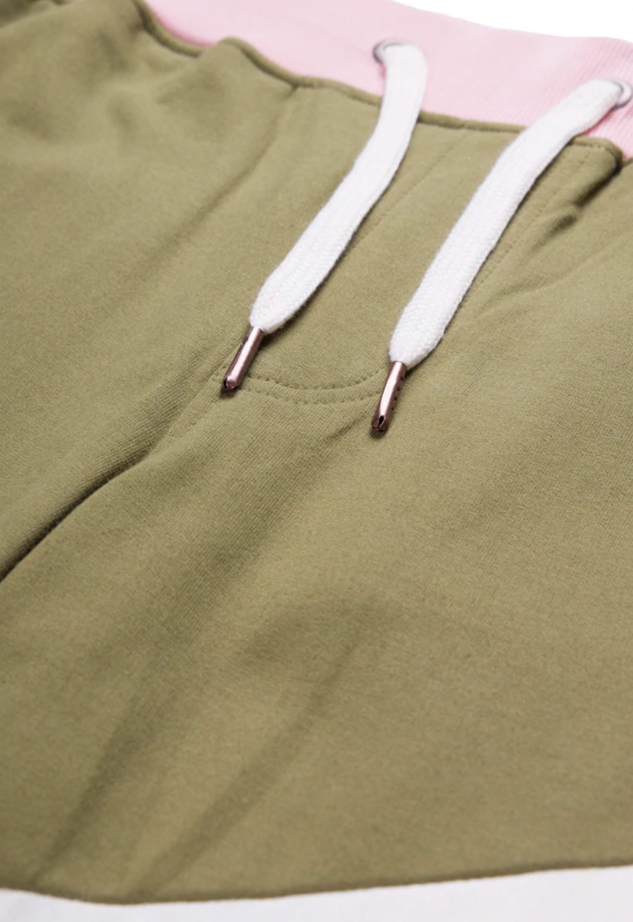 A Tiziano Charlie | Men's Color Blocked French Terry Pant (PALM)