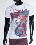 A Tiziano Anderson | Men's Short Sleeve Crew Neck Graphic Tee (WHITE)