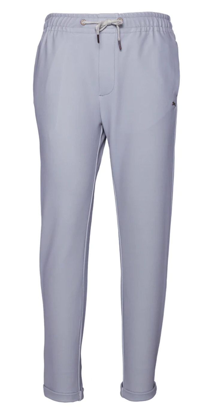 A Tiziano Alvin | Men's Jacquard Knit Jogger (Ash)