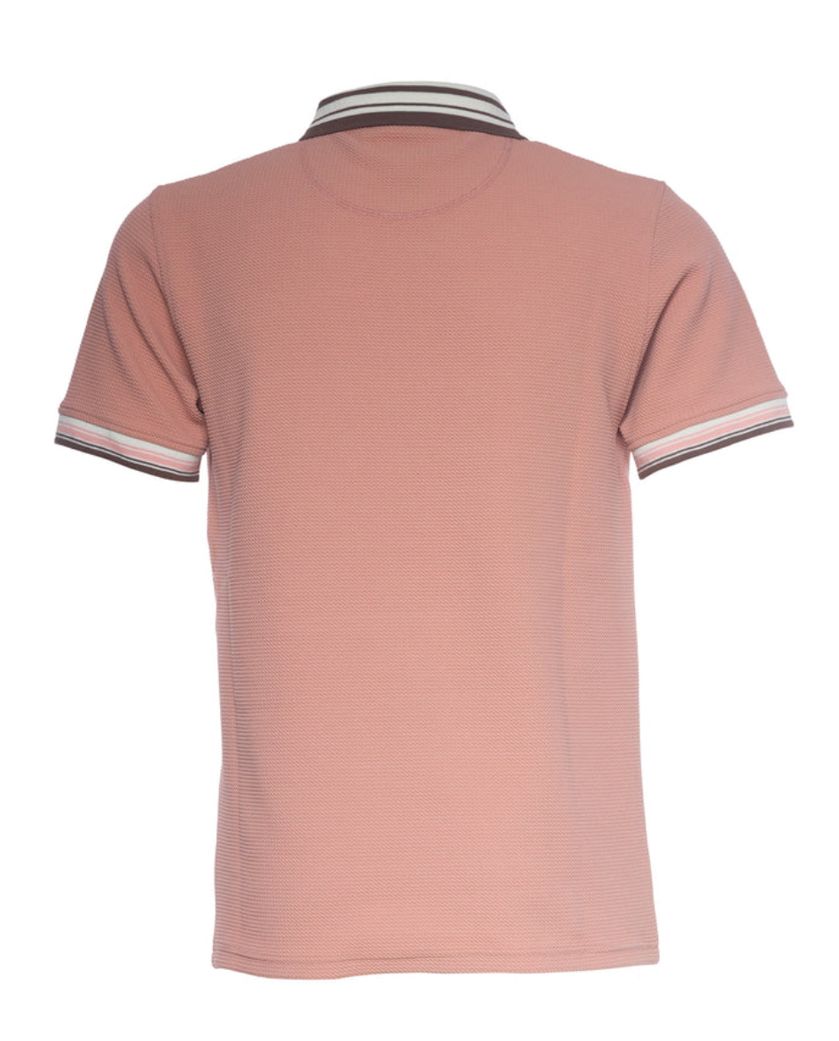 A TIZIANO Payton | Quilted Jacquard Polo (Tuscany)
