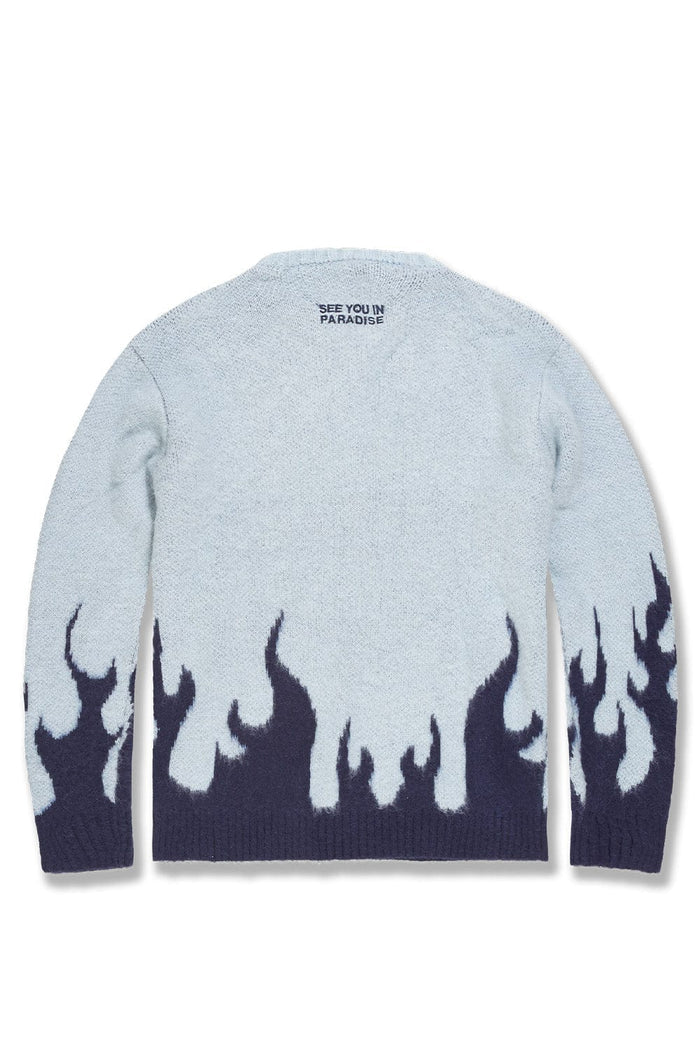 Jordan Craig Inferno Crewneck Sweater (Azure)