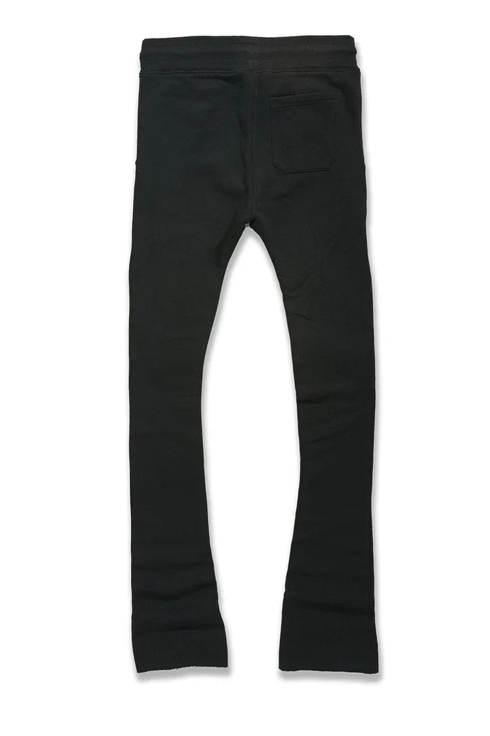 Jordan Craig Uptown Stacked Sweatpants (Black)