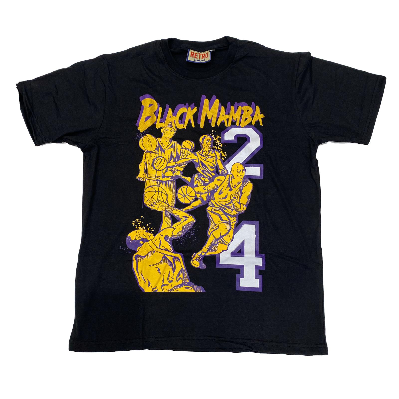 Retro Label Black Mamba 24 Shirt (Black)