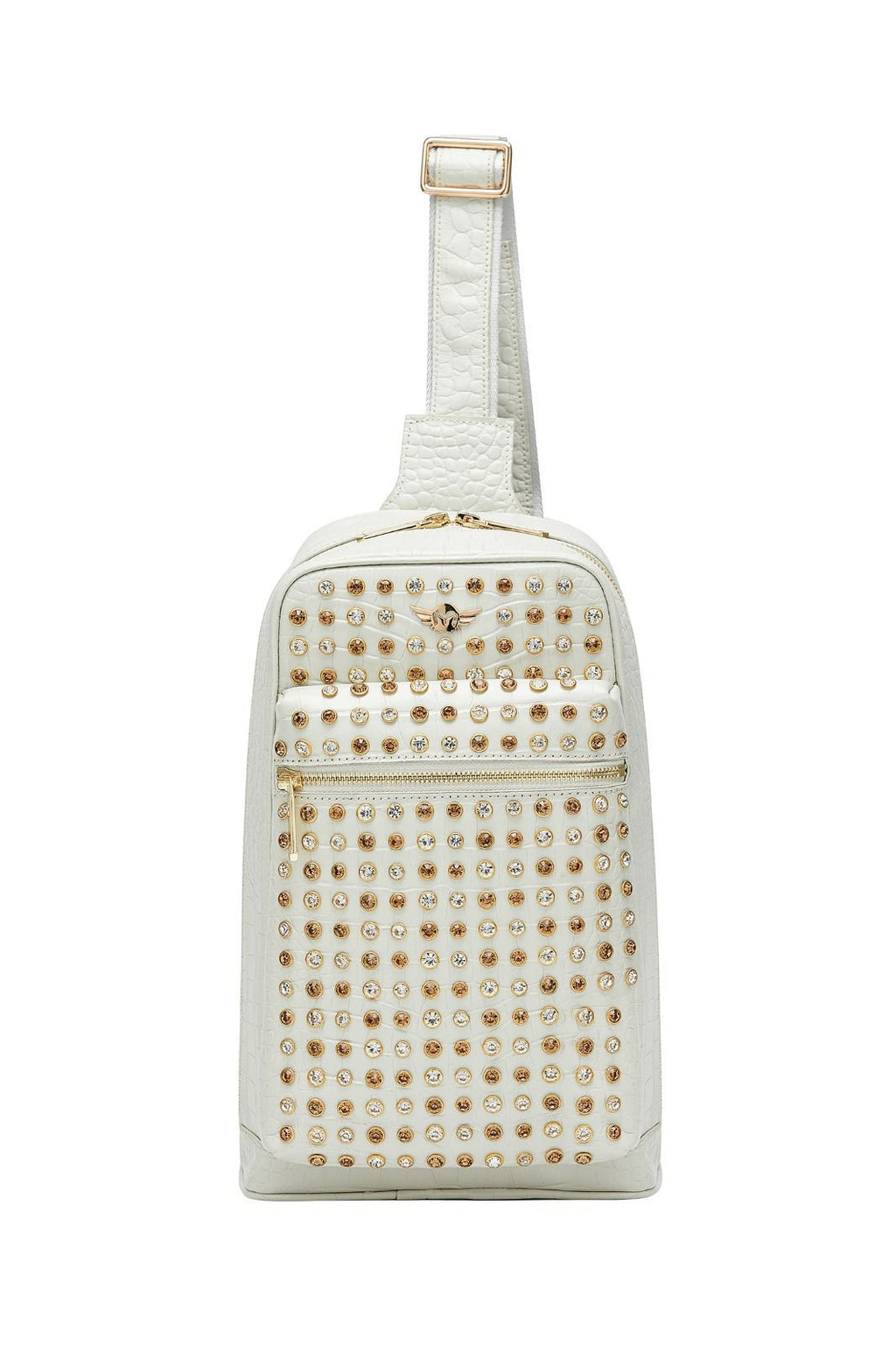 Ferrari Massari Money Bag (White/Gold)