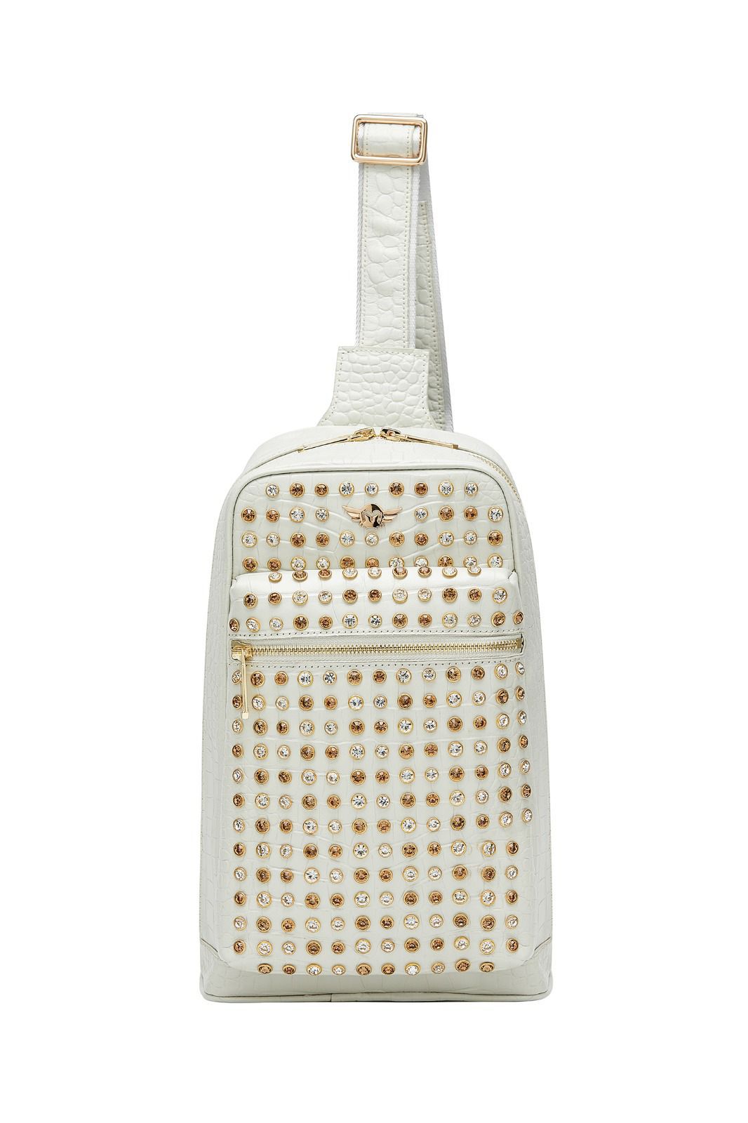 Ferrari Massari Money Bag (White/Gold)