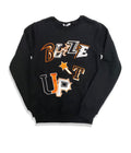 Retro Label Blaze It Up Crewneck (Retro 5 Orange Blaze)