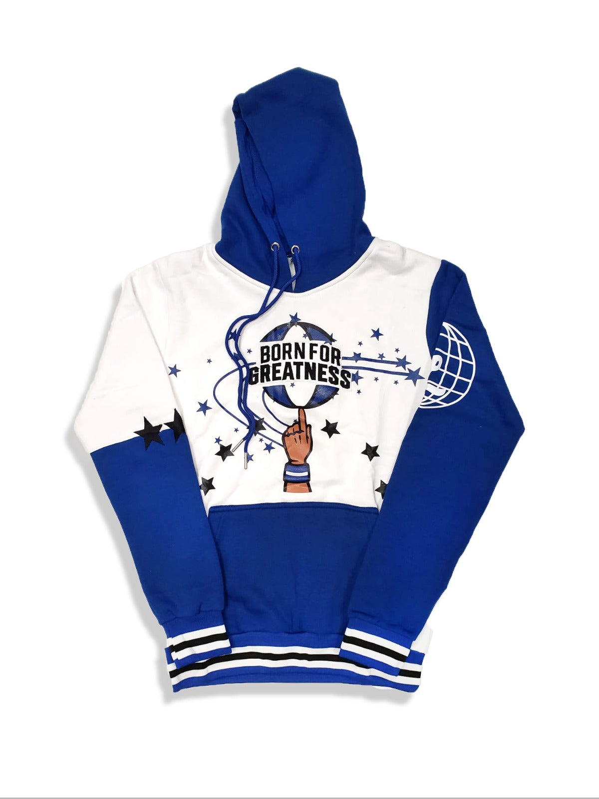 Retro Label Born for Greatness Hoodie (Retro 1 KO Storm Blue)