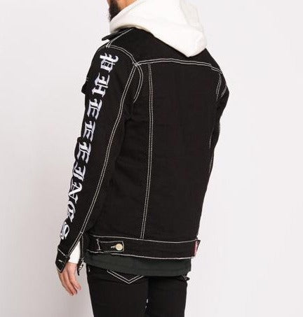 Pheelings AGAINST ALL ODDS DENIM JACKET (JET BLACK)