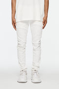 Purple Brand Jacquard Monogram Jeans (WHITE)