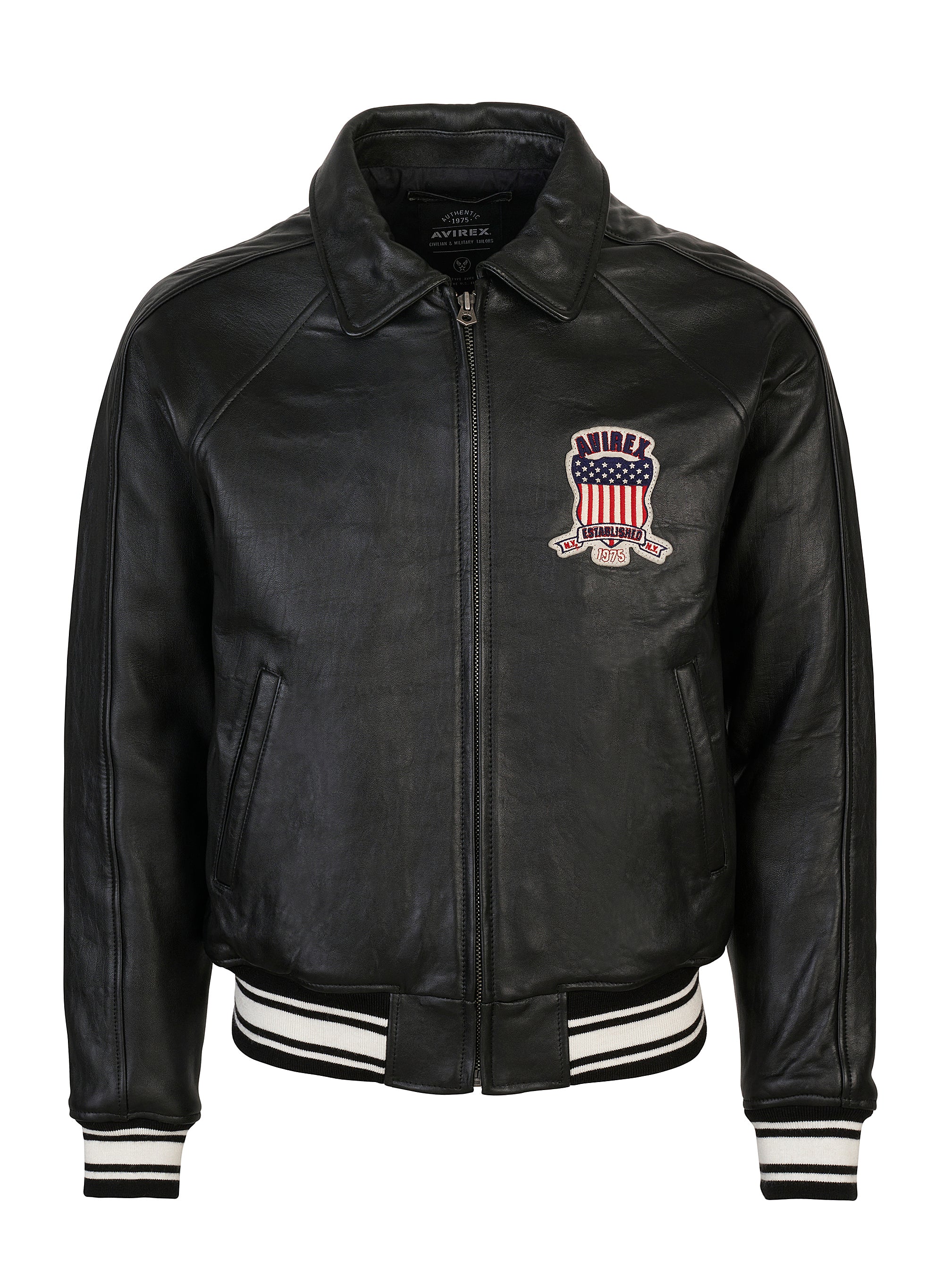 Avirex icon jacket (jet black)