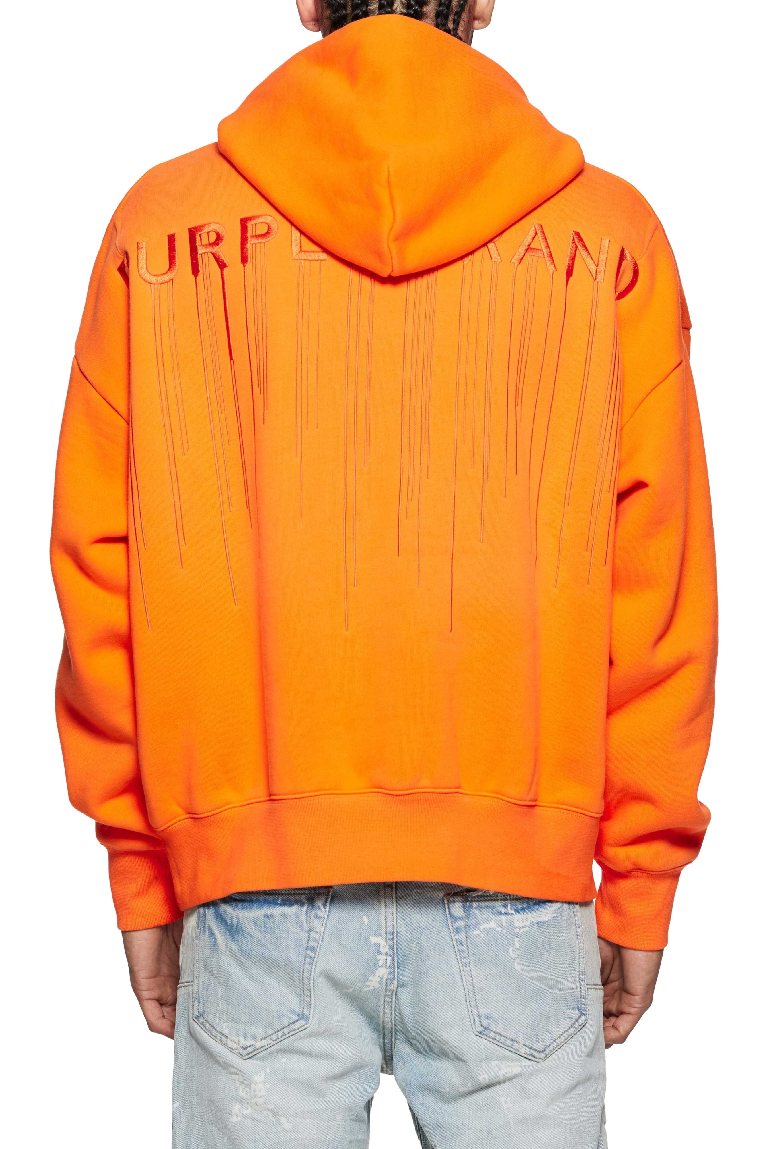 Purple Brand Hwt Fleece Po Hoody (ORANGE)